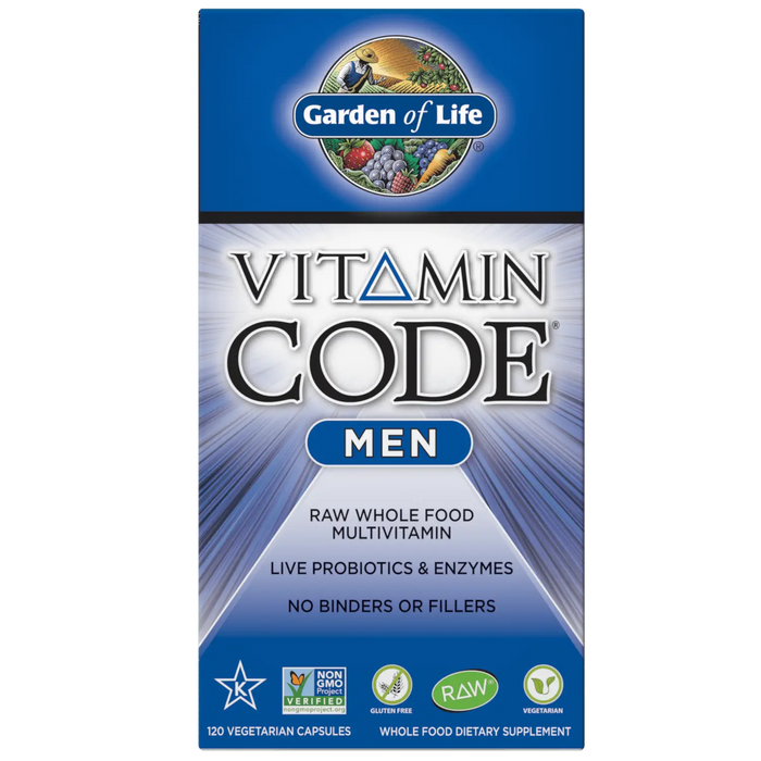 Garden of Life Vitamin Code Men - 120 vcaps - Vitamins & Minerals at MySupplementShop by Garden of Life