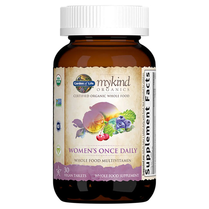 Garden of Life Mykind Organics Women's Once Daily - 60 vegan tabs | High-Quality Vitamins & Minerals | MySupplementShop.co.uk