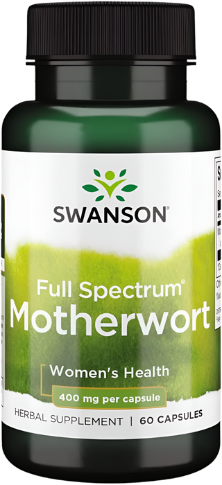 Swanson Full Spectrum Motherwort 400 mg 60 Kapseln