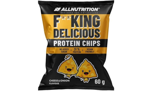 Allnutrition Fitking Delicious Protein Chips, Cheese and Onion - 60g Best Value Diet & Nutrition at MYSUPPLEMENTSHOP.co.uk