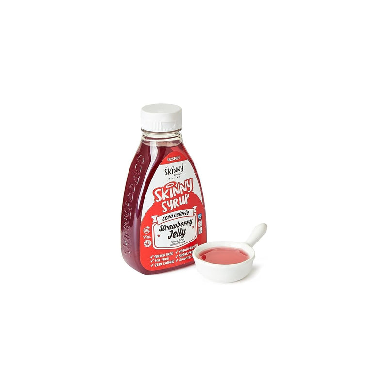 The Skinny Food Co Skinny Syrup 425ml Strawberry Jelly - Sports Nutrition at MySupplementShop by The Skinny Food Co