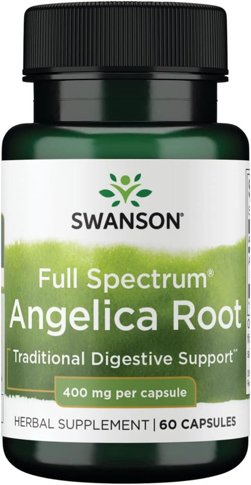 Swanson Full Spectrum Angelica Root, 400mg - 60 caps | High-Quality Health and Wellbeing | MySupplementShop.co.uk