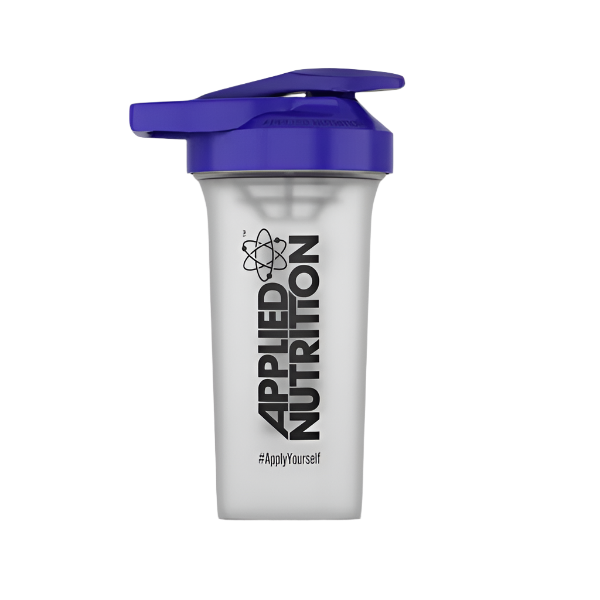 Applied Nutrition Shaker, klar und blau – 700 ml.