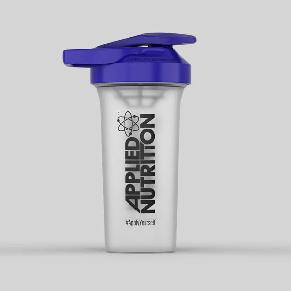 Applied Nutrition Shaker, klar und blau – 700 ml.