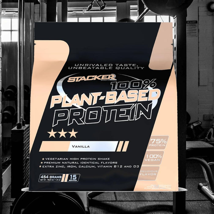 Stacker2 Europe 100% Plant Based Protein 454g - Protein at MySupplementShop by Stacker2 Europe