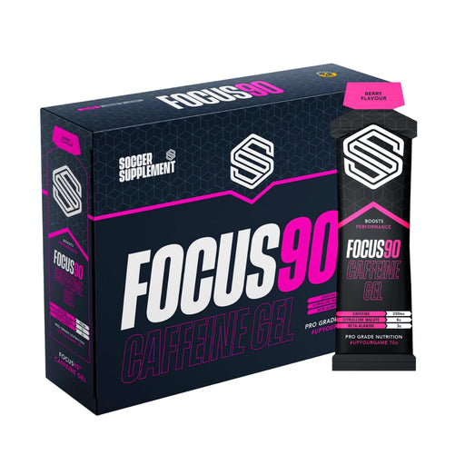 Soccer Supplement Focus90 Caffeine Gel 12x70g - Mixed Berry - Beta-Alanine at MySupplementShop by SOCCER SUPPLEMENT