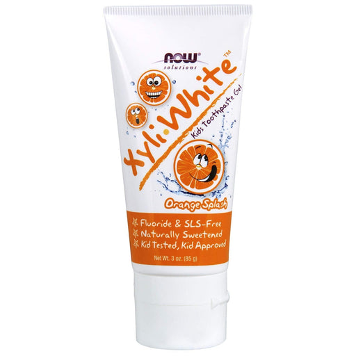 NOW Foods XyliWhite Kids, Orange Splash - 85g | High-Quality Vegan Products | MySupplementShop.co.uk