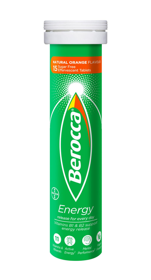 Berocca Effervescent Orange 15 Tablets - Adult Multi Vits at MySupplementShop by Berocca