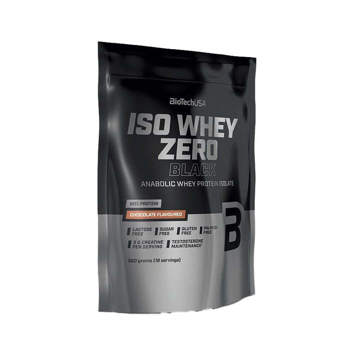 BioTechUSA Iso Whey Zero Black, Schokolade (EAN 5999076236978) – 500 Gramm