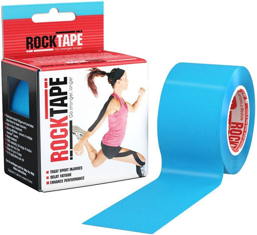 Rocktape Kinesiology Tape Electric Blue 5cm X 5cm - Supports at MySupplementShop by Rocktape