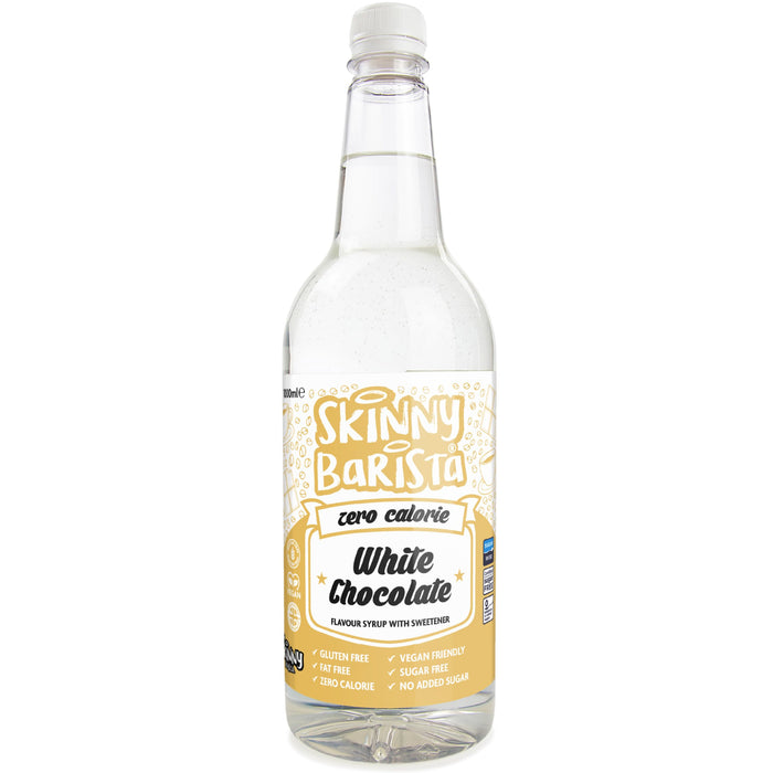 The Skinny Food Co Coffee Syrup 1000ml  White Chocolate - Sports Nutrition at MySupplementShop by The Skinny Food Co