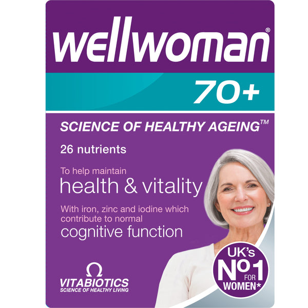 Vitabiotics Wellwoman Health And Vitality 30 Tablets - 50+ at MySupplementShop by Vitabiotics