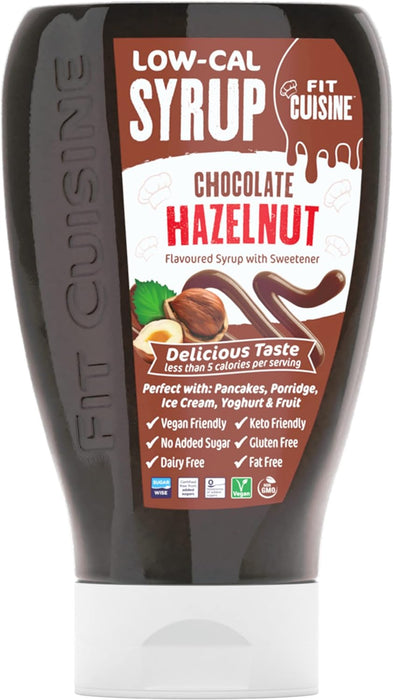 Fit Cuisine Low Calorie Syrup 425ml Chocolate Hazelnut - Health Foods at MySupplementShop by Fit Cuisine