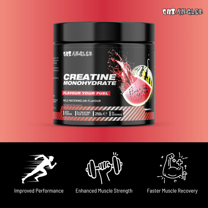 Outangled Creatine Monohydrate 250g - Creatine at MySupplementShop by OUT ANGLED