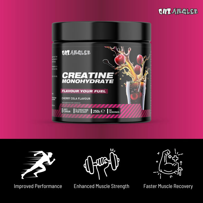 Outangled Creatine Monohydrate 250g - Creatine at MySupplementShop by OUT ANGLED