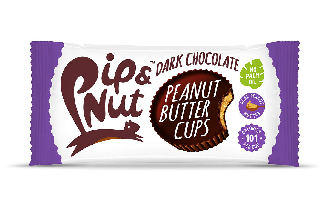 Pip & Nut Chocolate Nut Butter Cups 12x34g - Dark Chocolate Peanut -  at MySupplementShop by MySupplementShop