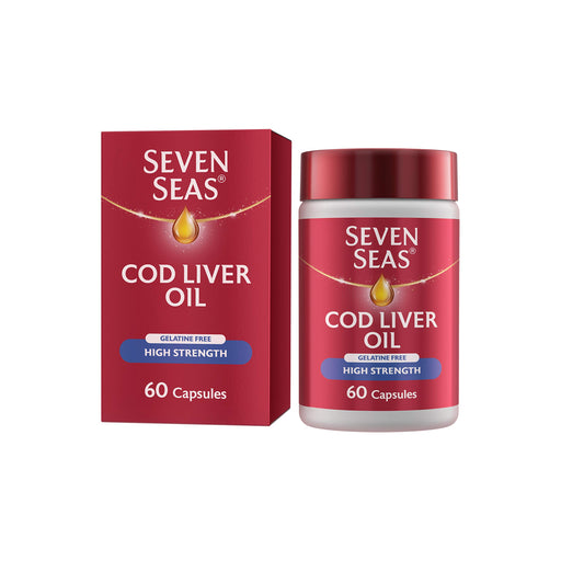 Seven Seas Cod Liver Oil 60 Capsules - Joint Care at MySupplementShop by Seven Seas