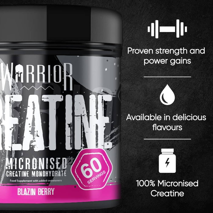 Warrior Essentials Creatine 300g Blazin' Berry