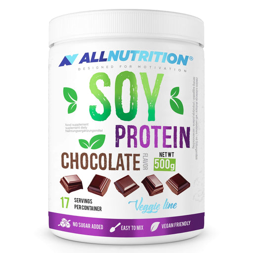 Allnutrition Soy Protein, Chocolate - 500g - Protein at MySupplementShop by Allnutrition