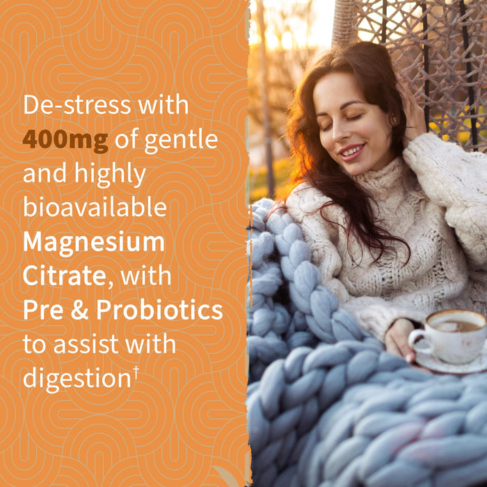 Garden of Life Dr. Formulated Magnesium with Pre & Probiotics Gummies, Peach - 60 gummies