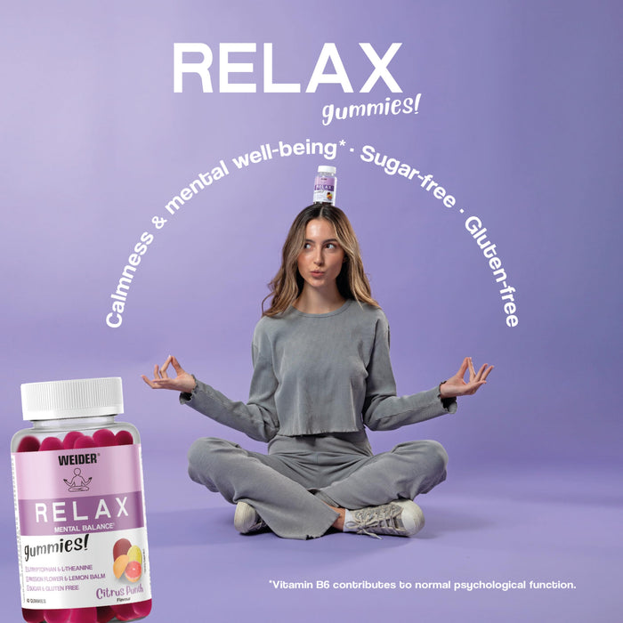 Weider Relax 40 gummies - Stress & Anxiety Relief at MySupplementShop by Weider