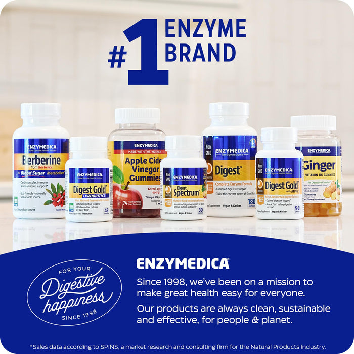 Enzymedica Digest Gold 120 Capsules Best Value Nutritional Supplement at MYSUPPLEMENTSHOP.co.uk
