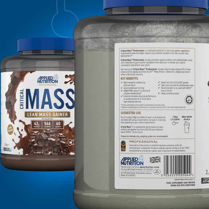 Applied Nutrition Critical Mass - Professional 2400g - Whey Proteins at MySupplementShop by Applied Nutrition