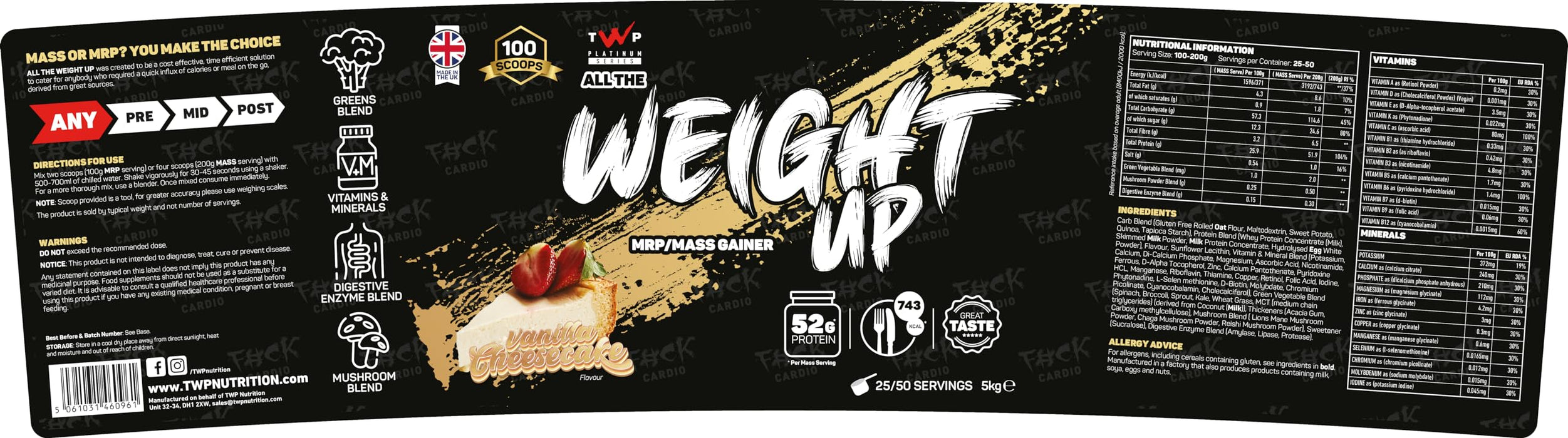 TWP All The Weight Up Gainer 5kg