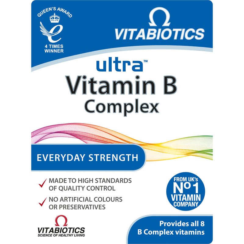 Vitabiotics Ultra Vit B Complex Premium Quality x 60 - Energy & Mind at MySupplementShop by Vitabiotics