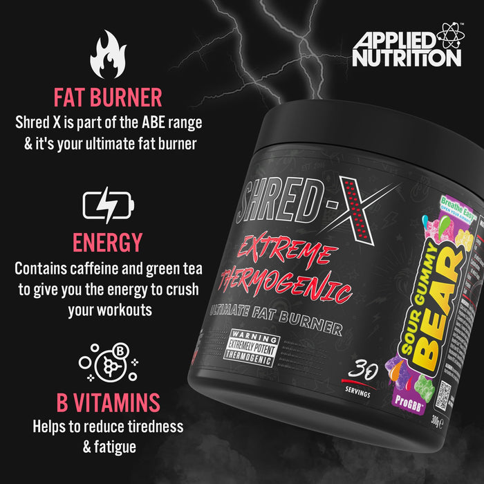 Applied Nutrition ABE Shred X 300g - Fat Burners at MySupplementShop by Applied Nutrition