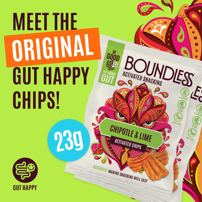 Boundless Activated Chips 24x23g Chipotle and Lime 