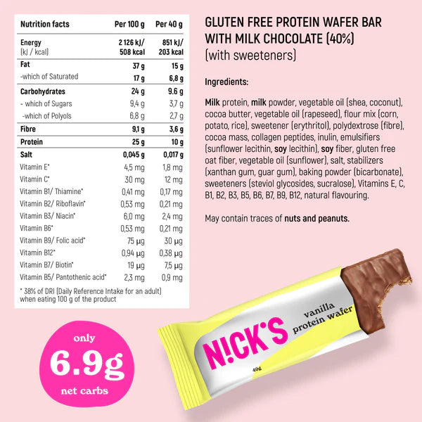 NICK's Protein Wafer 24x40g