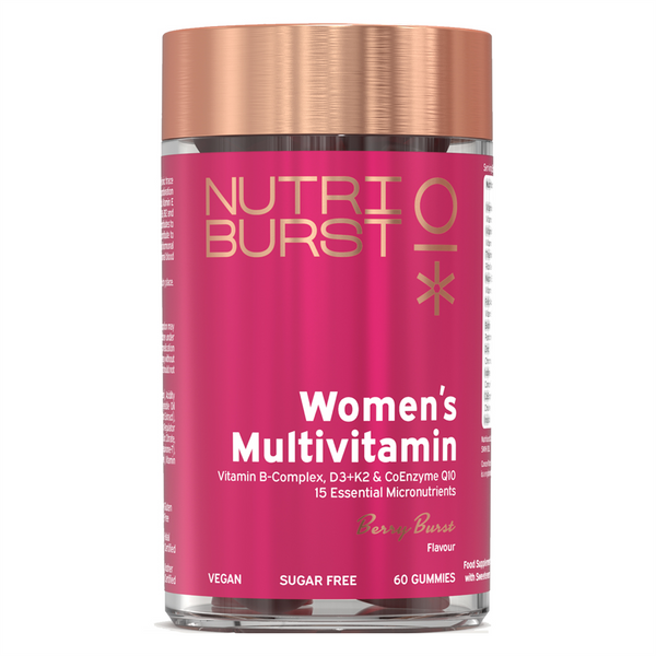 Nutriburst Women's Multivitamin 180g Berry Burst | Premium Sports Supplements at MYSUPPLEMENTSHOP.co.uk