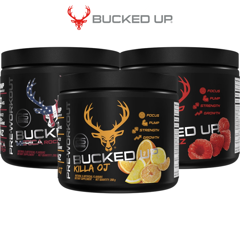 Bucked Up Pre-Workout - 25 Serving 282g