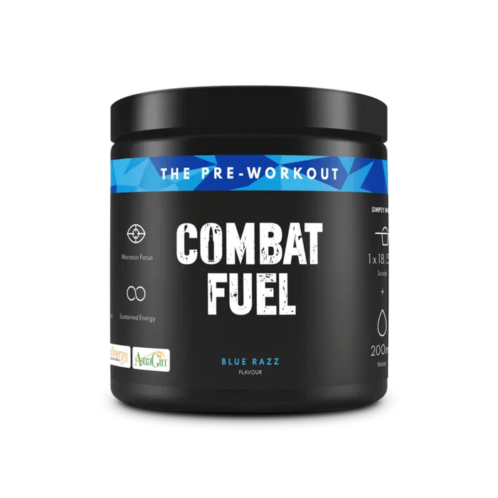 Combat Fuel Pre-Workout 370g - Blue Razz - Sports Nutrition at MySupplementShop by Combat Fuel