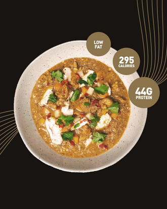 Performance Meals Hühnchen-Curry und brauner Reis im Katsu-Stil – 1 Packung