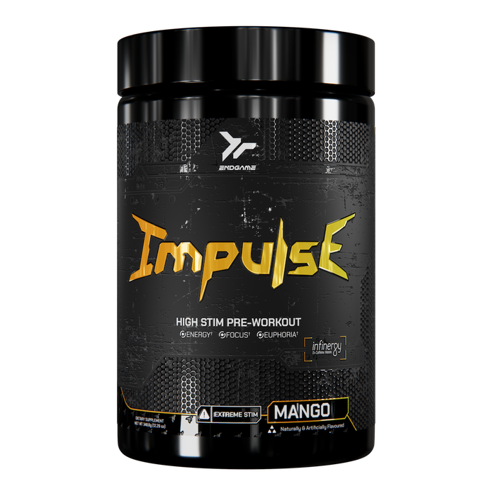 Endgame Impulse Pre Workout 348g - Mango - Sports Supplements at MySupplementShop by Endgame