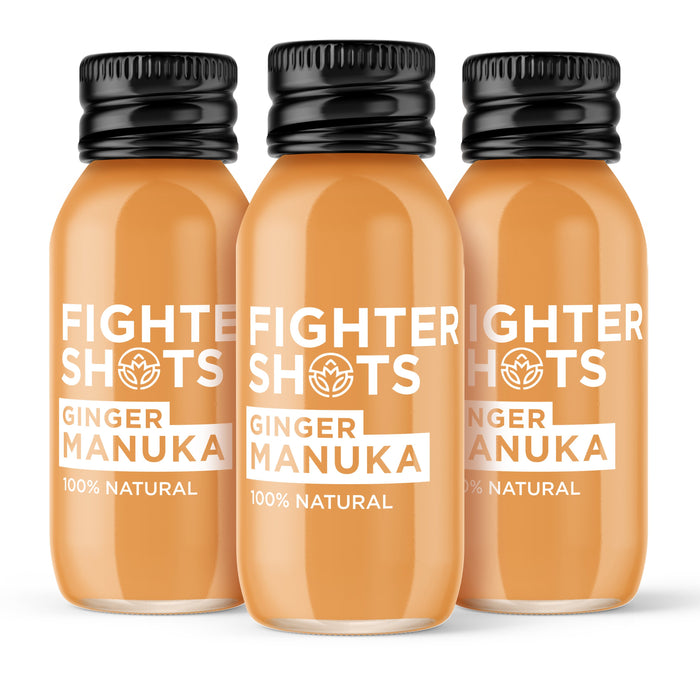 Fighter Shots Ginger (12x60ml) Award Winning Fresh & Fiery Ginger Shots