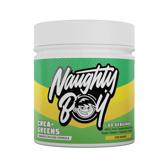 Naughty Boy Crea-Greens 270g Iced Mango