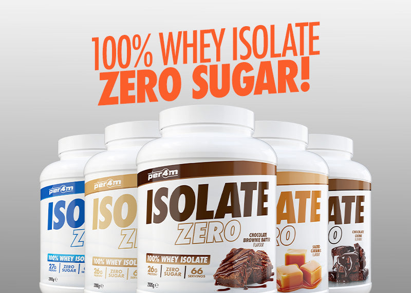 Per4m Isolate Zero | Zero Sugar Ultra Pure Whey Protein Iolate - Whey Proteins at MySupplementShop by PER4M Nutrition