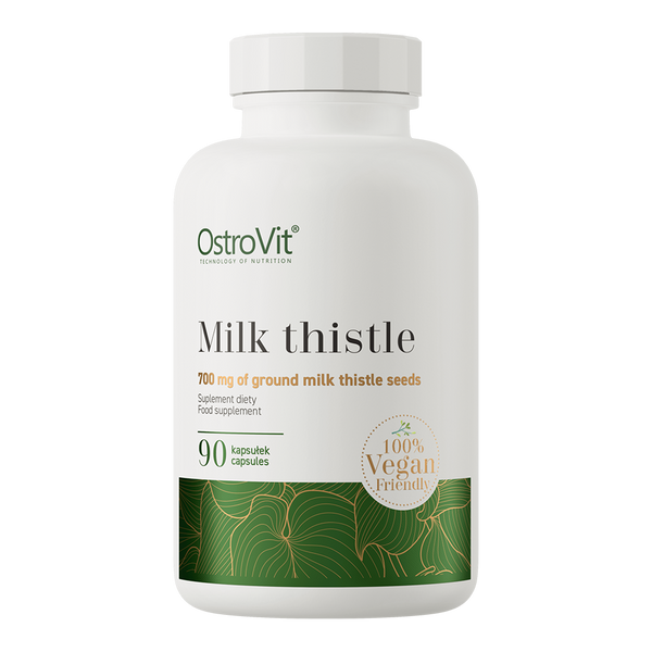 OstroVit Milk Thistle VEGE 90 Caps - Sports Supplements at MySupplementShop by Ostrovit