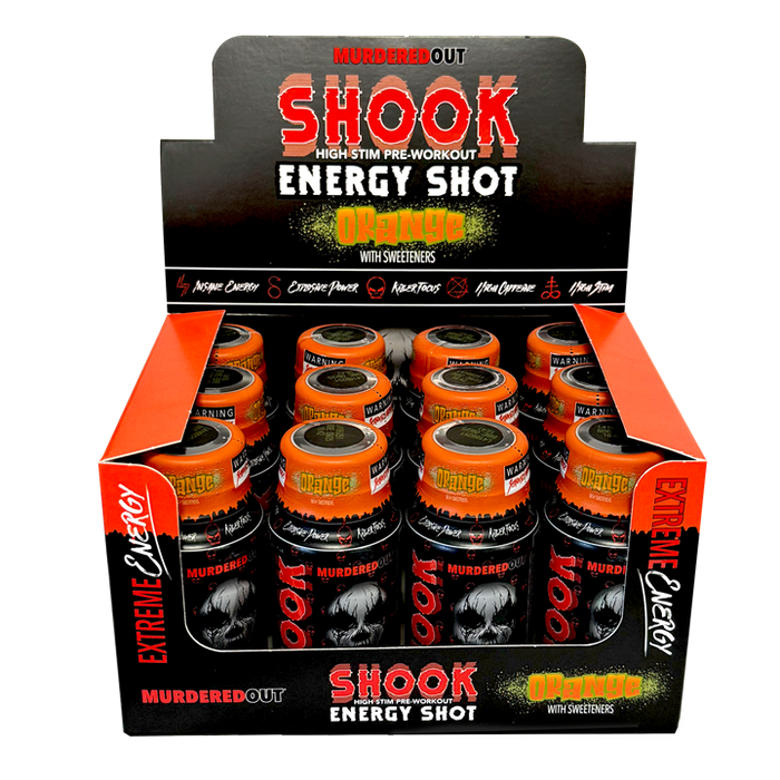 Murdered Out Shook Shot - Pre-Workout Shot 12x60ml