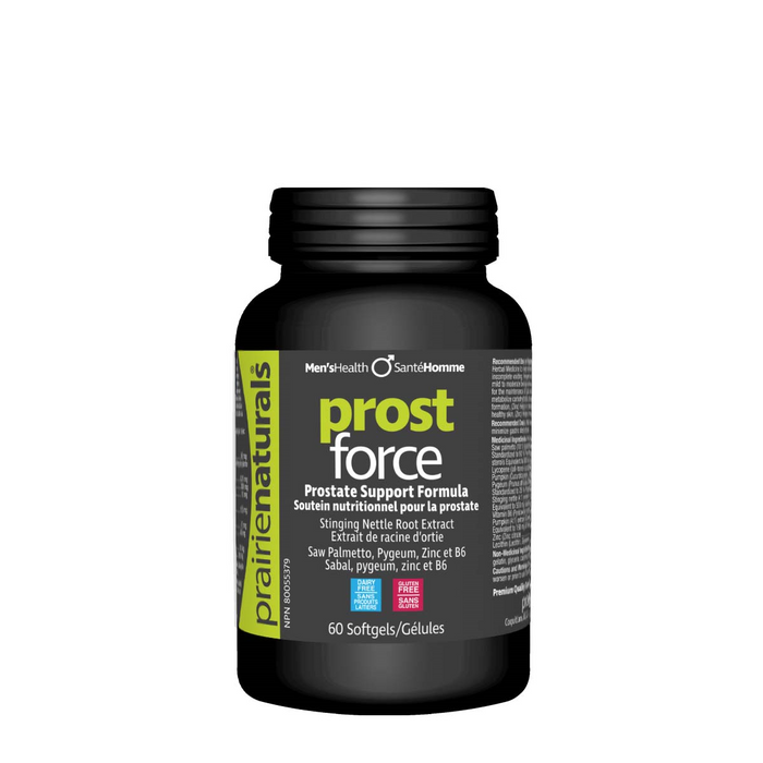 Prairie Naturals Prost-Force Prostate Support 60 Softgels - Sports Nutrition at MySupplementShop by Prairie Naturals