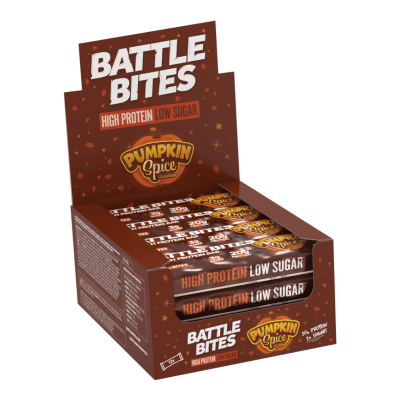 Battle Snacks Battle Bites 12x62g Pumpkin Spice at MySupplementShop.co.uk