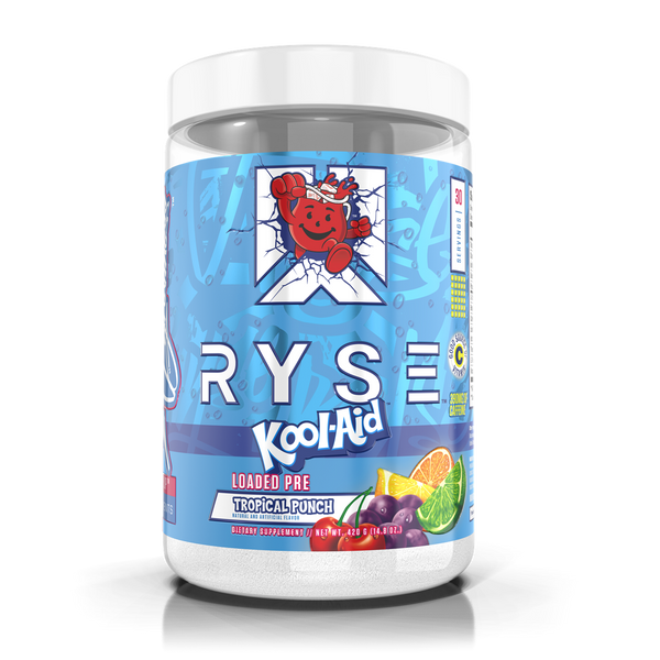 RYSE Loaded Pre-Workout 420g - Kool-Aid Tropical Punch - Sports Nutrition at MySupplementShop by RYSE