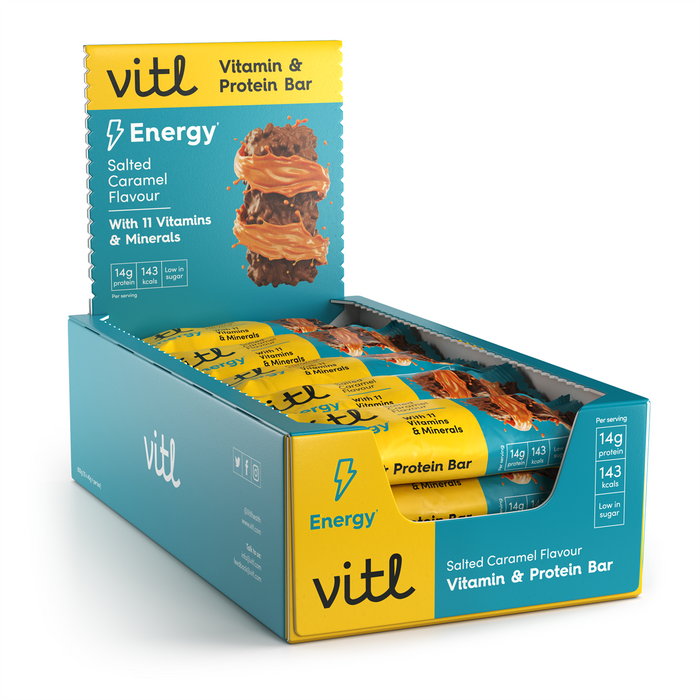 Vitl Focus Vitamin & Protein Bar 15x40g