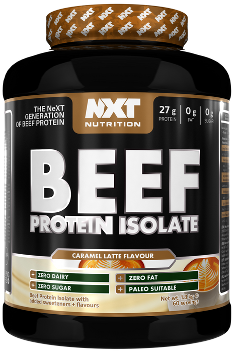 NXT Nutrition Beef Protein Isolate 1.8kg | Paleo, Keto Friendly, Dairy and Gluten Free