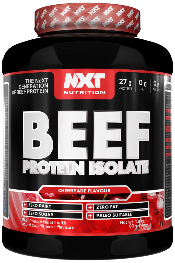 NXT Nutrition Beef Protein Isolate 1.8kg - Cherryade - Protein Powder at MySupplementShop by Nxt Nutrition