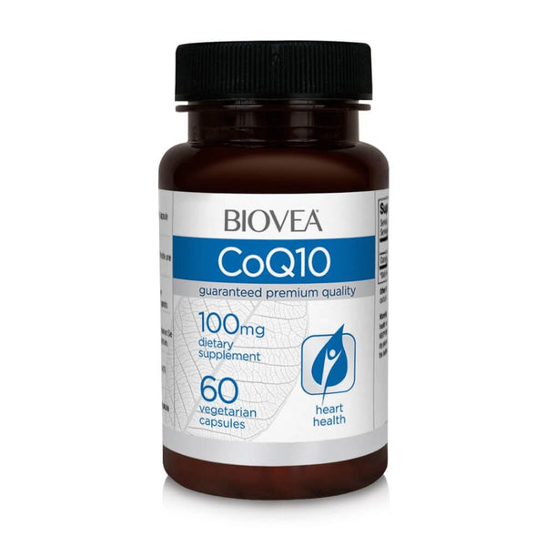 Biovea CoEnzyme Q10 (CoQ10) 100mg 60 Vegetarian Capsules | Premium Supplements at MYSUPPLEMENTSHOP