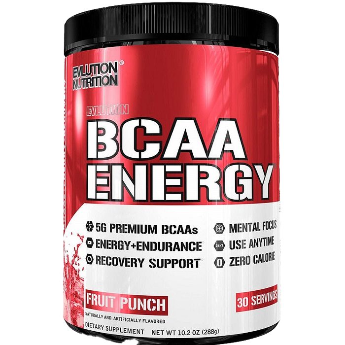 EVLution Nutrition BCAA Energy, Lemon Lime - 300 grams